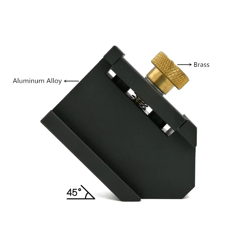 Угловая линейка 45 ° 90 позиционный блок измерительный деревообрабатывающий