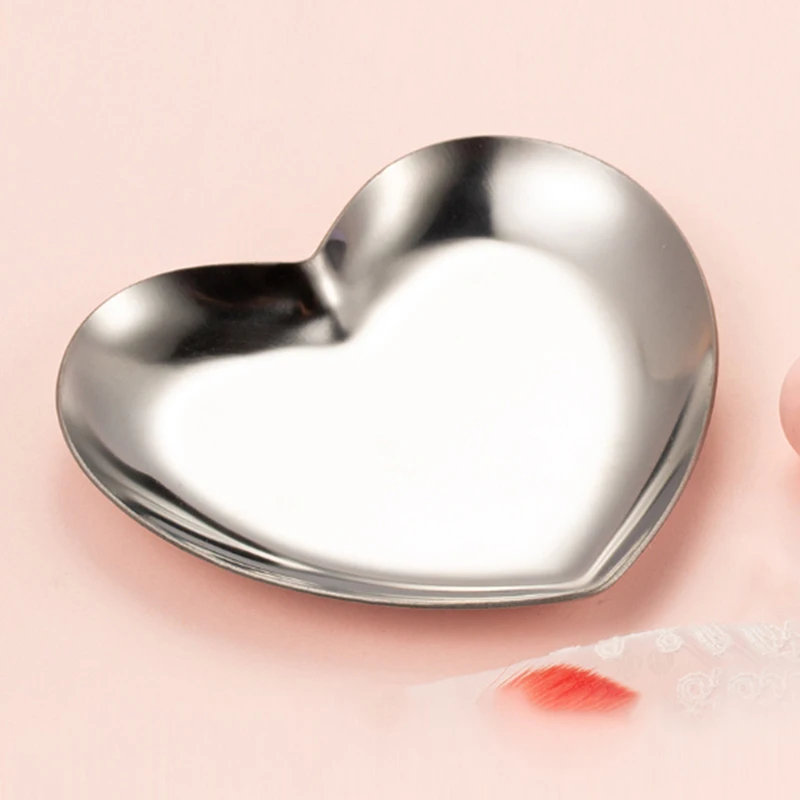 1 шт. металлический поднос для хранения розовое золото градиентные украшения