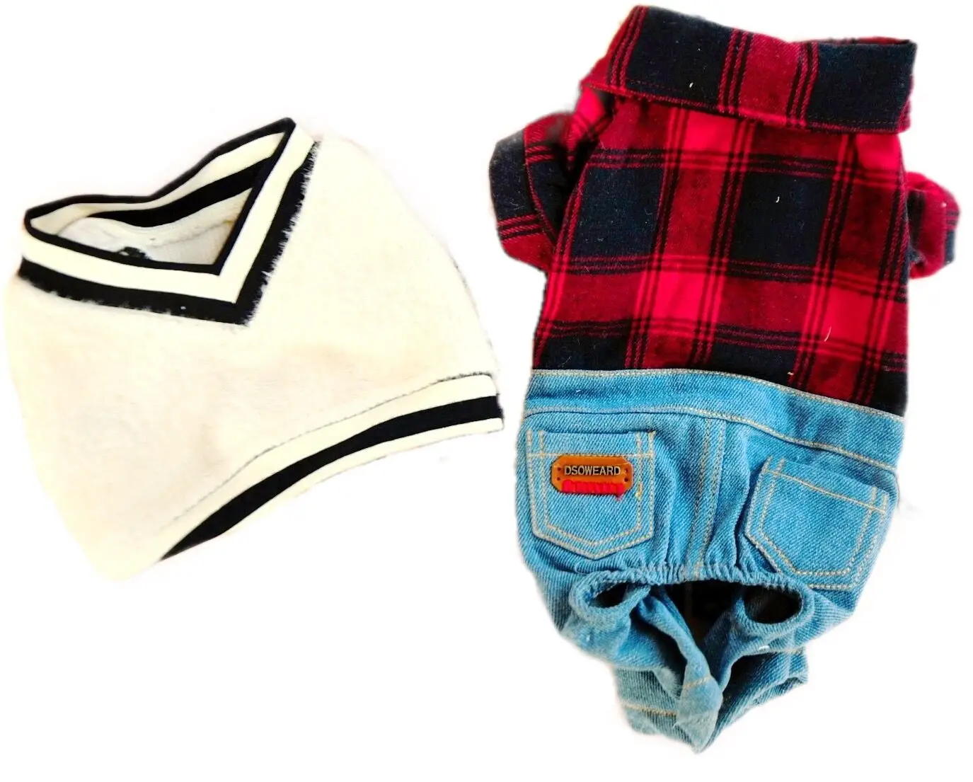 Голубая Собака Джинсы Брюки Комбинезоны для щенков Пудель Shih Tzu маленький XS XL