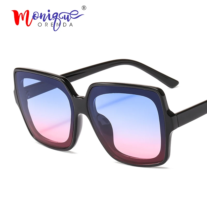 Солнцезащитные очки с защитой UV400 женские винтажные большие квадратные