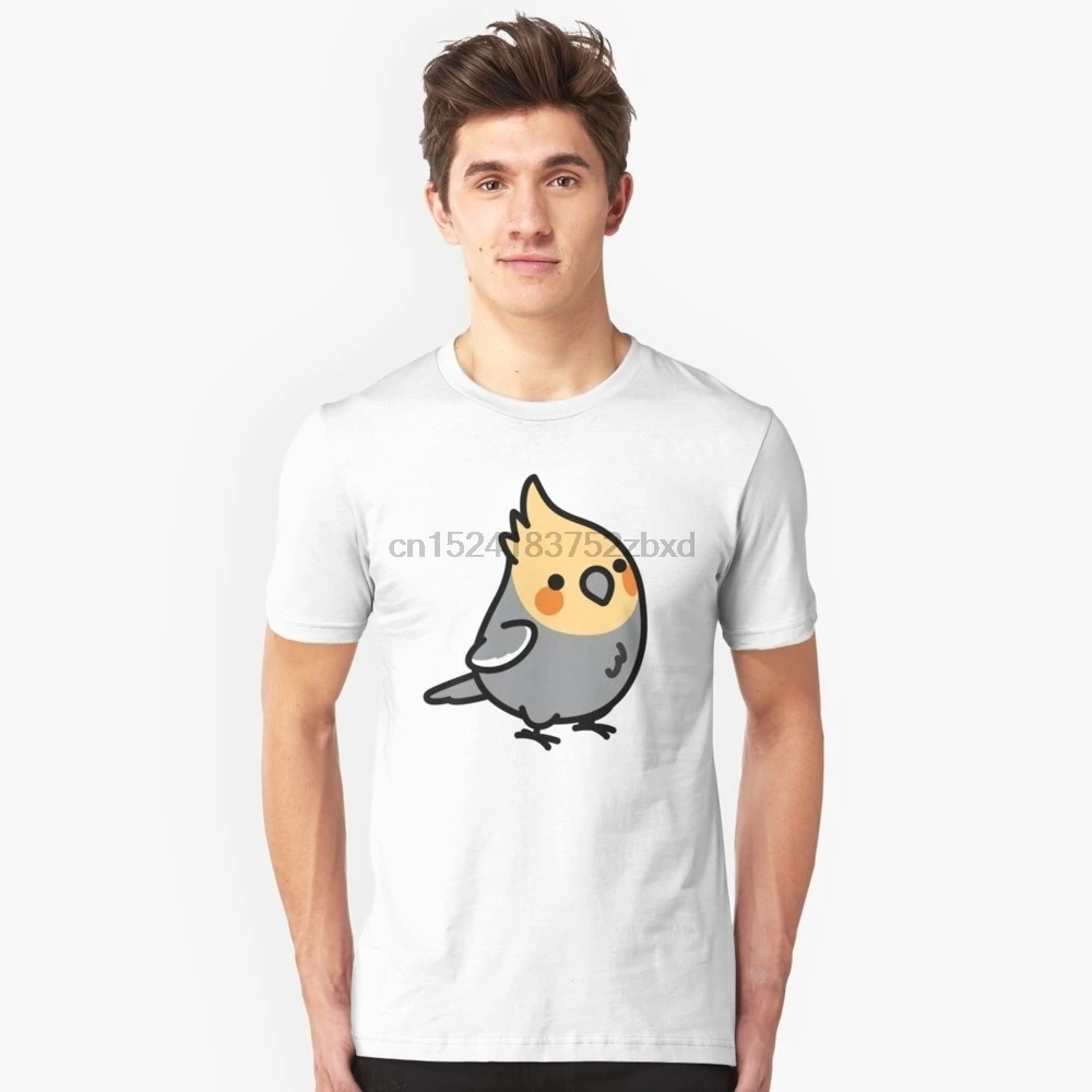Мужская и женская футболка Chubby Cockatiel| |