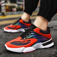 mens casual trendy shoes 2021 spring new fashion korean style trendy shoes flying woven sports shoes mens shoes