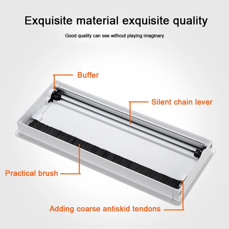 Настольная втулка прямоугольный компьютерный стол из алюминиевого сплава с