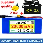 Аккумулятор XT60 + T, 36 В, 10S3P, 20 Ач, 1000 Вт, 42 в, 18650, литиевый аккумулятор 20 Ач, электровелосипед, скутер, BMS + зарядное устройство