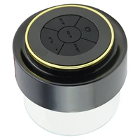 dustproof mini stereo speaker usb charging suction cup lossless fm radio waterproof portable wireless surround sound