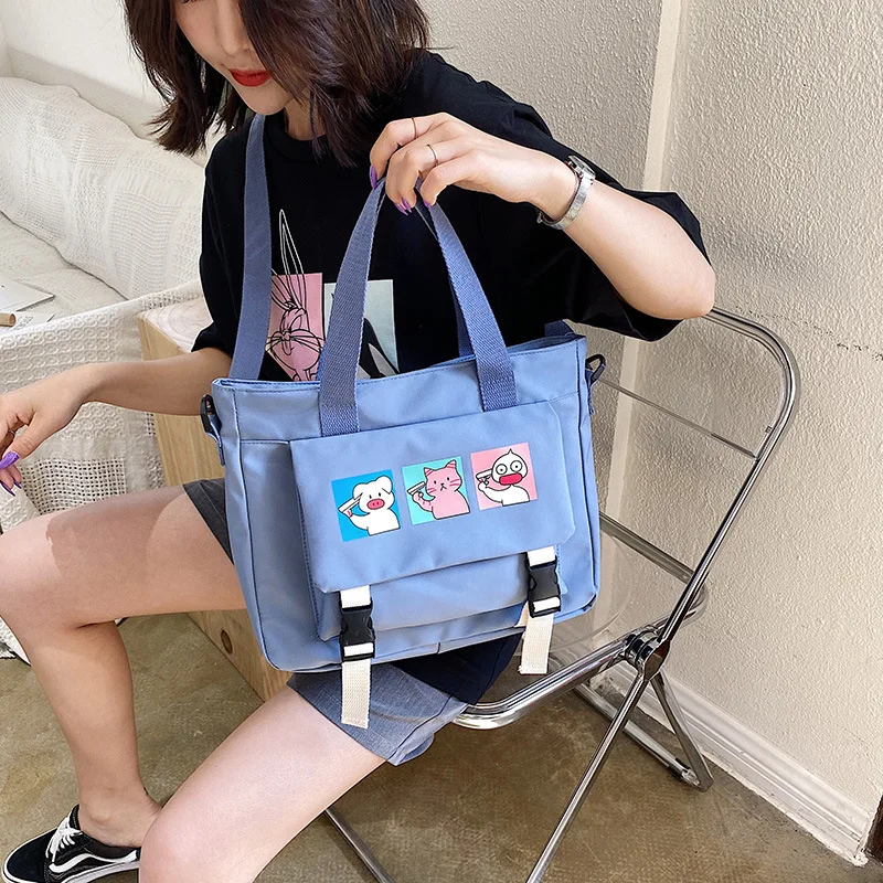 Сумки через плечо для женщин новинка 2020 модные вместительные холщовые сумки на с