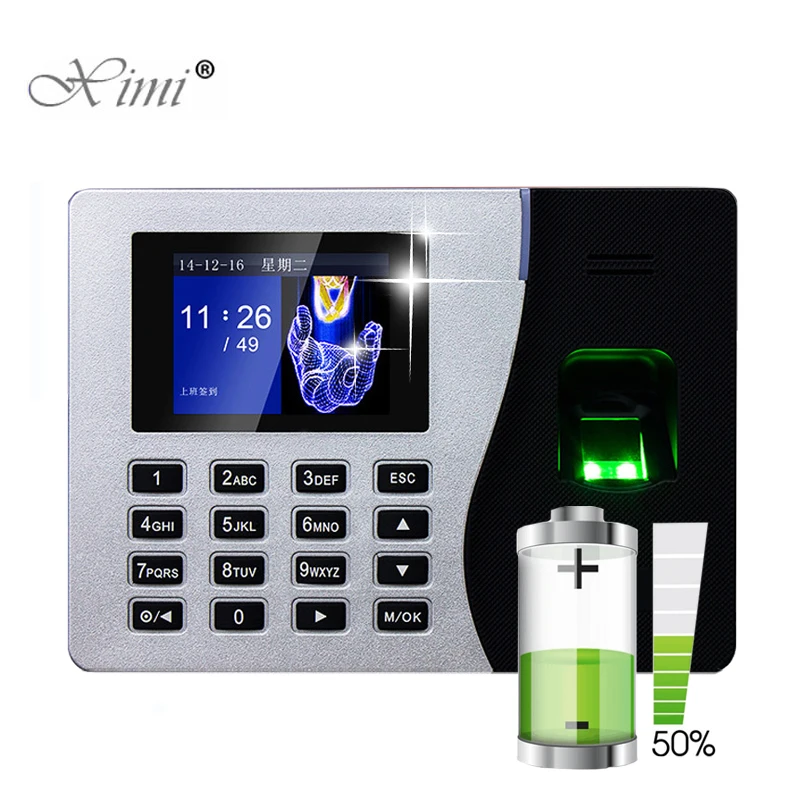 

K14 Linux System TCP/IP USB Biometric Fingerprint Time Clock Office Attendance System Recorder Timing Employee Machine Reader
