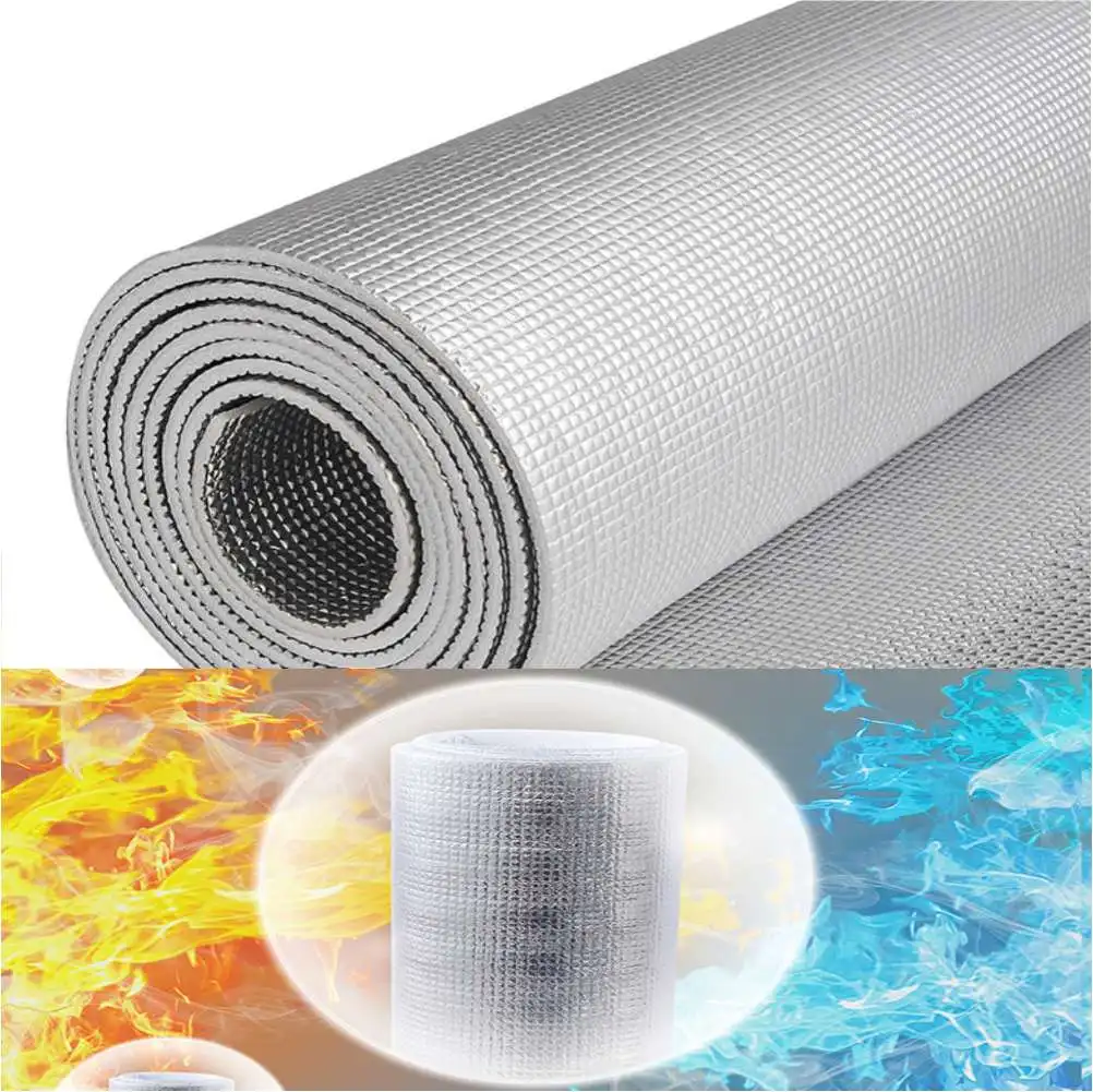 

Aluminum Foil Film Reflective Film Insulation Energy Saving Waterproof Moisture Noise Beehive Sunscreen For Roof Floor Heating