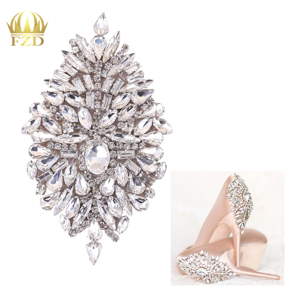 FZD 1 шт. нашивки со стразами Пришивные кристаллы камни и швейные Стразы для