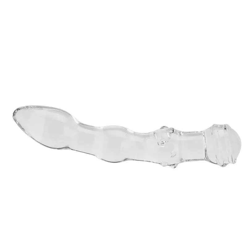 HEYIYI стеклянный дилдо из стекла пирекс фаллоимитатор Кристальный пенис Анальная