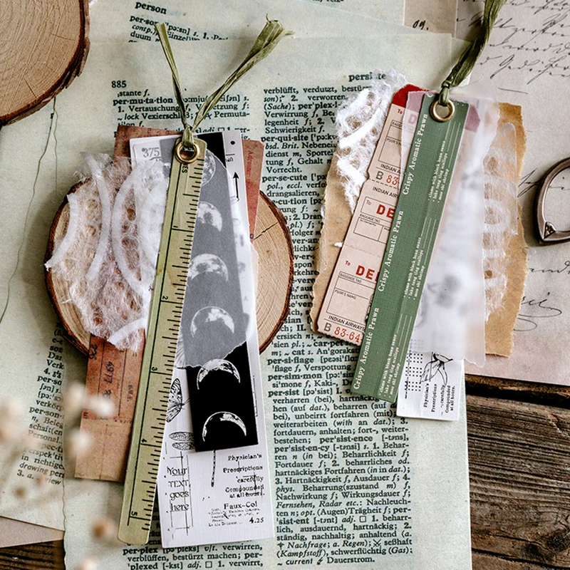 

30pcs Vintage old time scenery INS series Bullet Journal Decorative Washi Stickers Scrapbooking Stick Label Diary Album Stickers