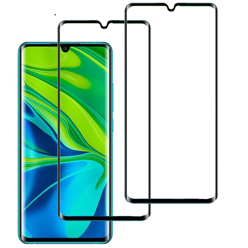 2 шт./лот 9D защитная пленка из закаленного стекла для Xiaomi mi CC9 Pro Экран Защитная Note 10