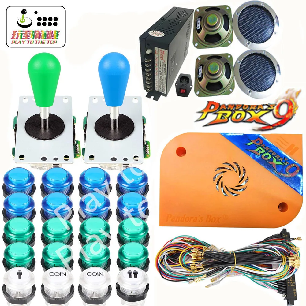 Новая аркадная игра сделай сам комплект Pandora Box 9 Jamma board 1500 в 1 с блоком питания