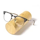 AZB винтажные деревянные оптические очки для близорукости, оправа для мужчин по рецепту, оправа для очков с прозрачными линзами, оправа для очков, компьютерные очки