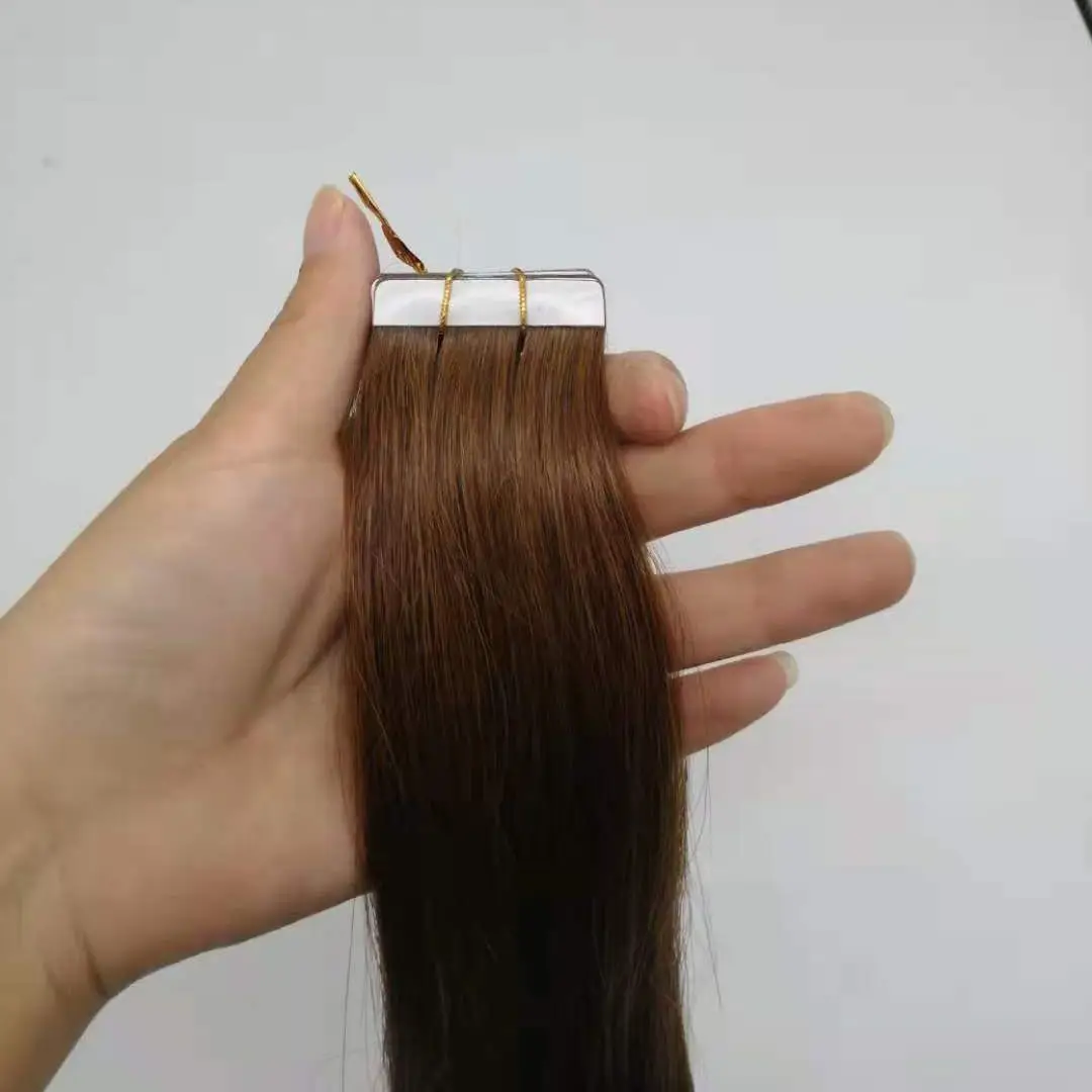 

Supery India russionTape In Hair Extensions Remy Human Hair Skin Weft Invisible Ombre Popular Colors Ship Immediately