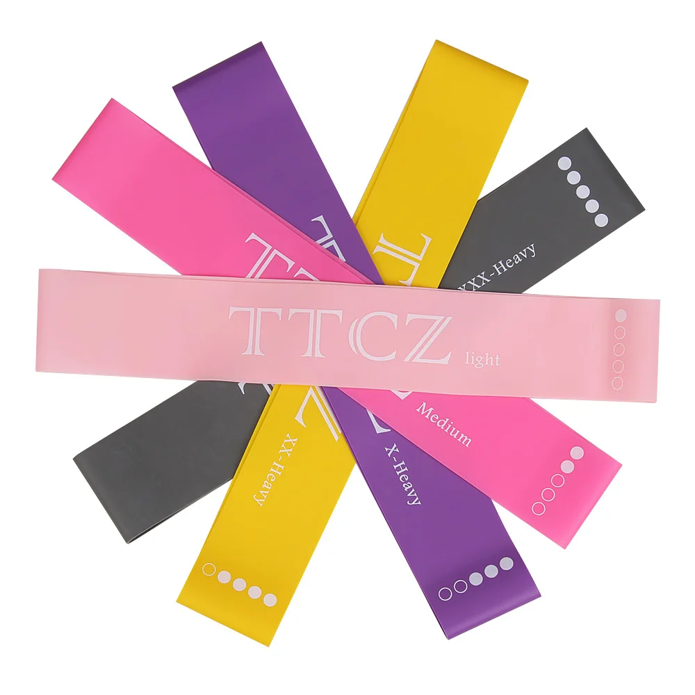 60Cm Olahraga Latihan Kebugaran Latihan Latihan Peralatan Peregangan Yoga Menarik Membantu Gym Kebugaran Perlawanan Band