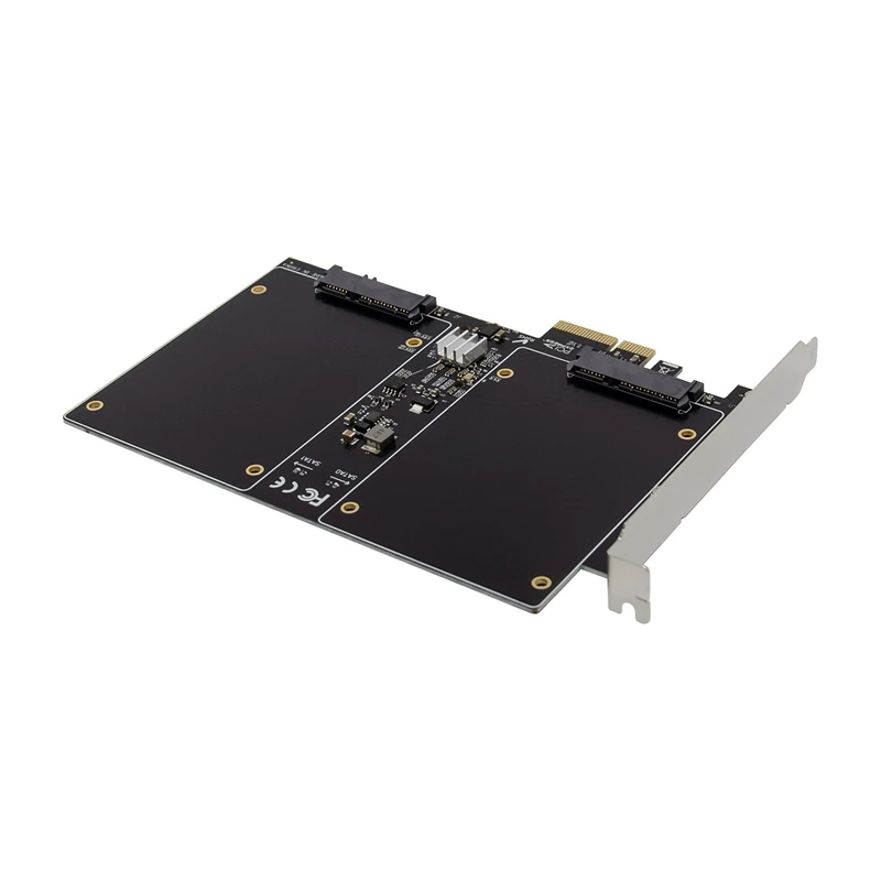 

88SE9230 PCI-E X2 SATA3.0 RAID Controller Card Compatible with 2.5-Inch Full-Size SSD/HDD for PC Laptops
