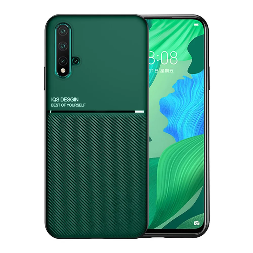 Роскошный текстурный Матовый кожаный чехол для телефона Huawei Nova 7 Pro 7i 2i 3 3i 4 5T 5Z Y9