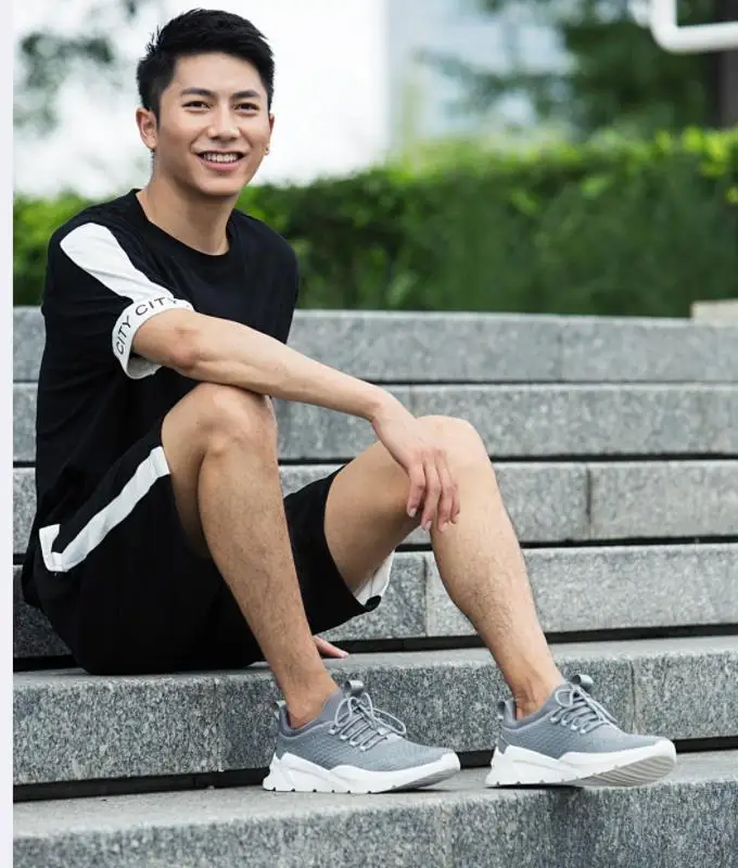 Кроссовки Youpin мужские и женские удобные дышащие Нескользящие для фитнеса бега