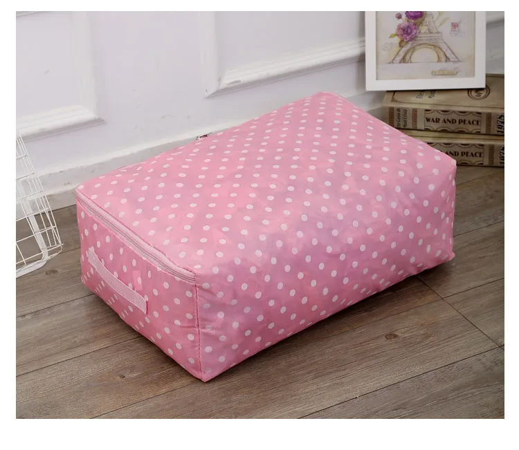 Модные товары для дома с принтом хлопковая стеганая сумка хранения одежды пыли