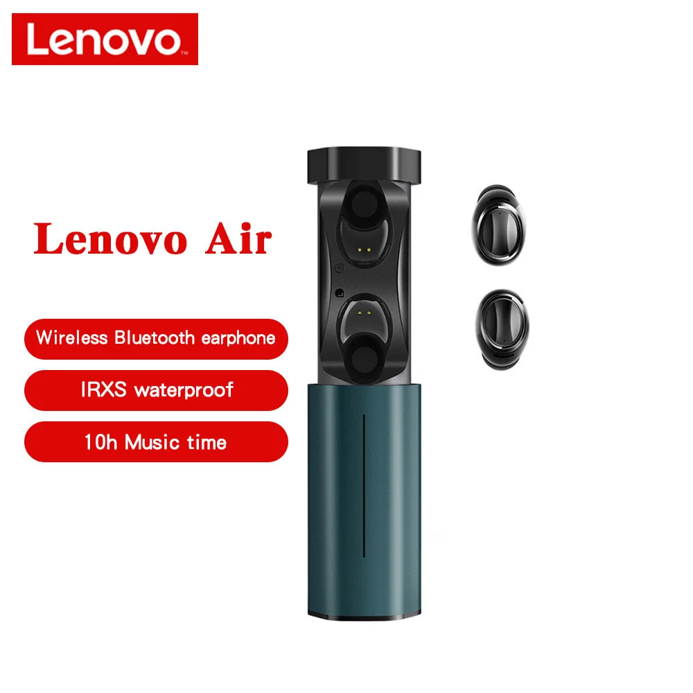 Lenovo беспроводные наушники Bluetooth 5 0 TWS IPX5 водонепроницаемые настоящие