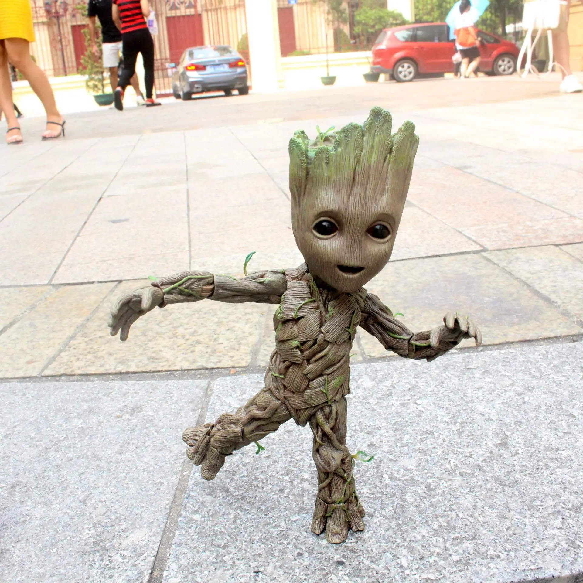 1:1 Размер Disney marvel Groot Guardians of the Galaxy Мстители Фигурки Модель Аниме Коллекция