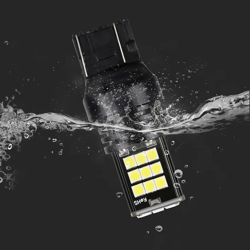 

2pcs T15 W16W LED 3030 24SMD Car LED Lights 1157 1156 T20 7440 7443 Bulb Bright White Auto Reverse Lights Brake Lamp Wholesale
