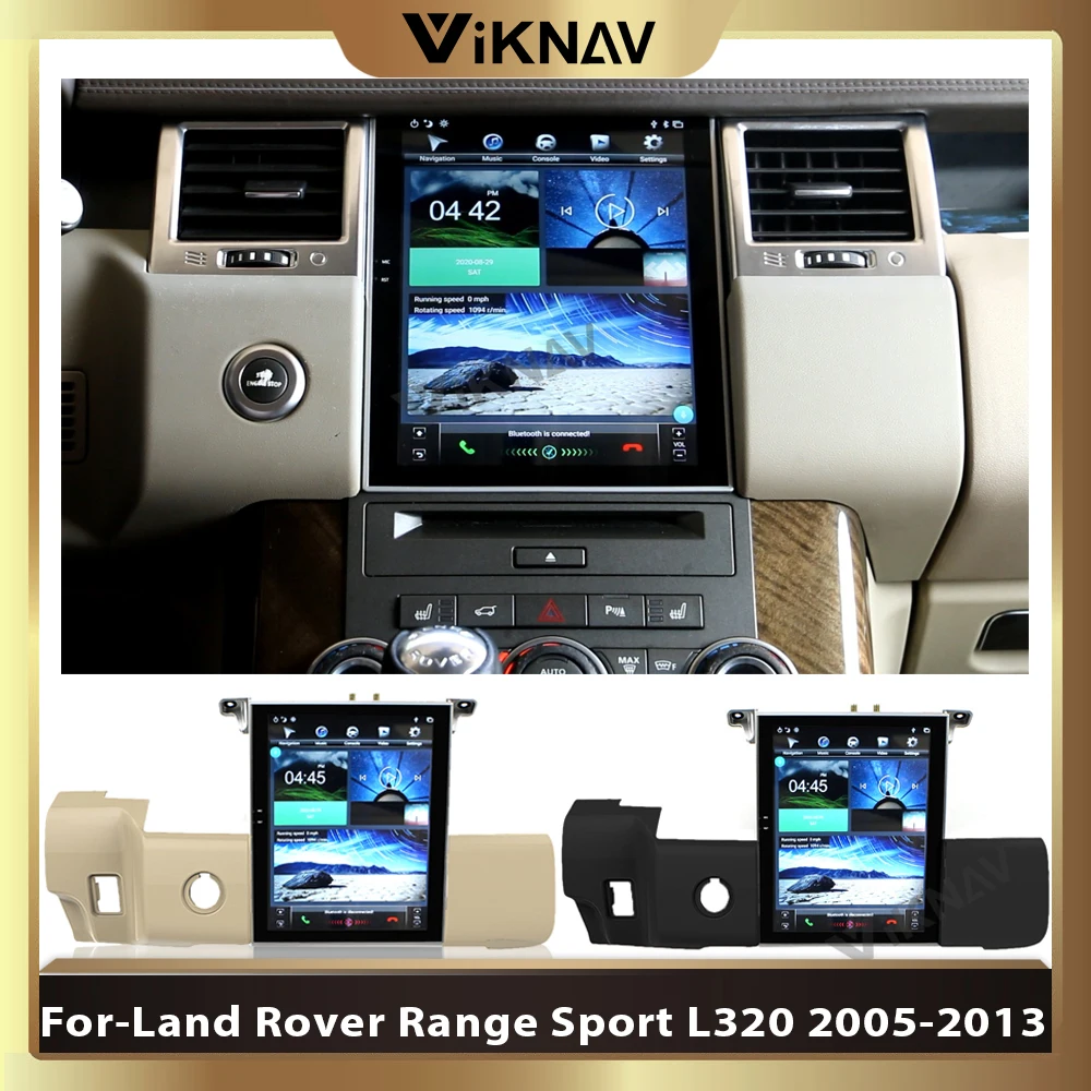 Автомобильный радиоплеер с вертикальным экраном для Land Rover Range Sport L320 2005 2013