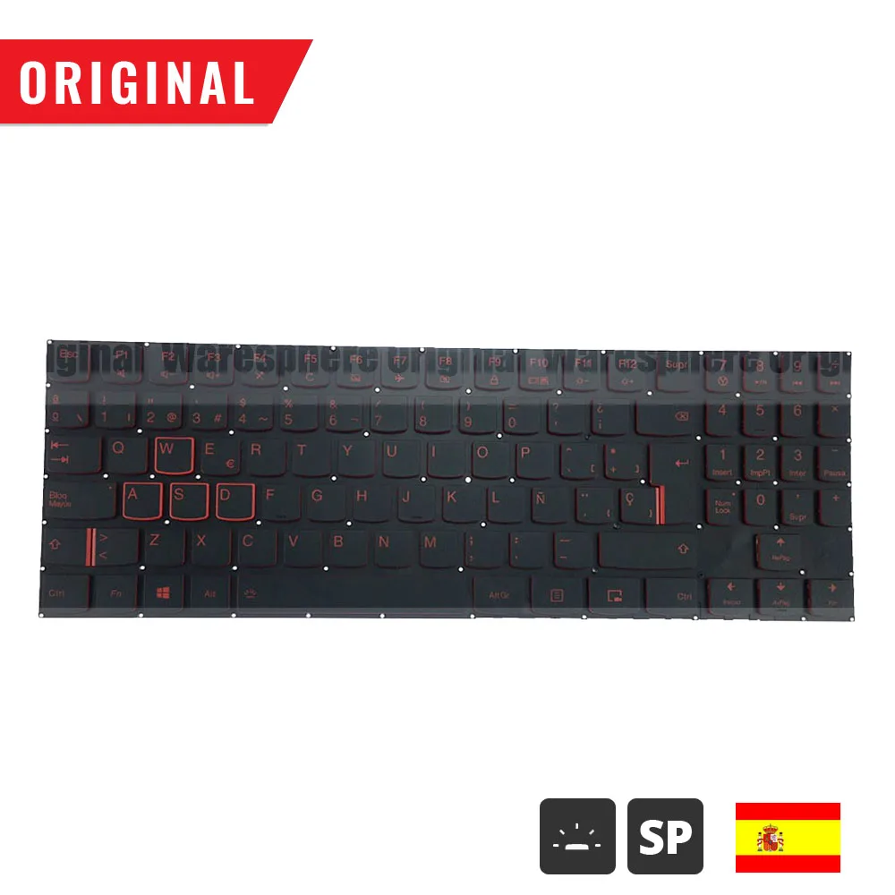 Новая Оригинальная SP испанская клавиатура с подсветкой для Lenovo Legion Y520 R720 15IKB