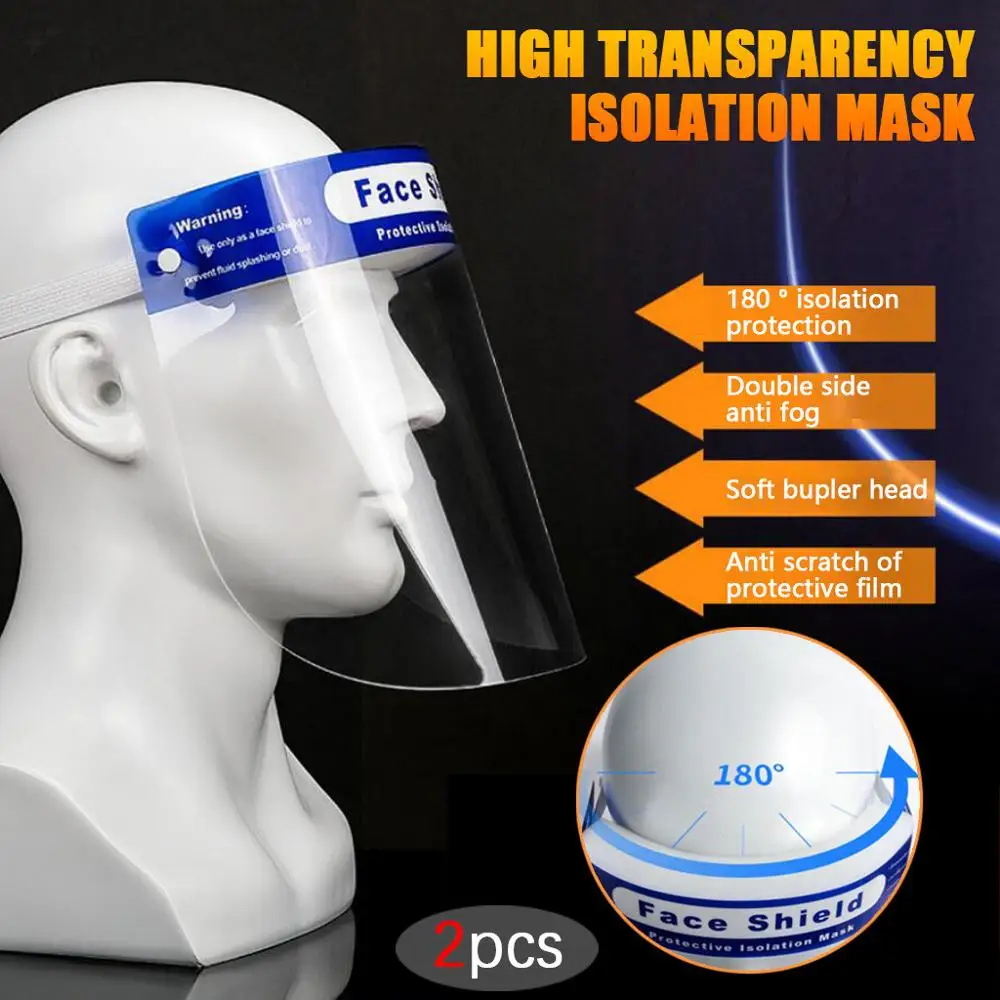 Faceshield защита для лица прозрачный чехол Защита от тумана visiere защитная маска