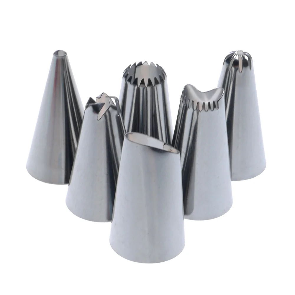 8 шт./компл. силиконовая насадка для айсинга Крем кондитерский мешок + 6