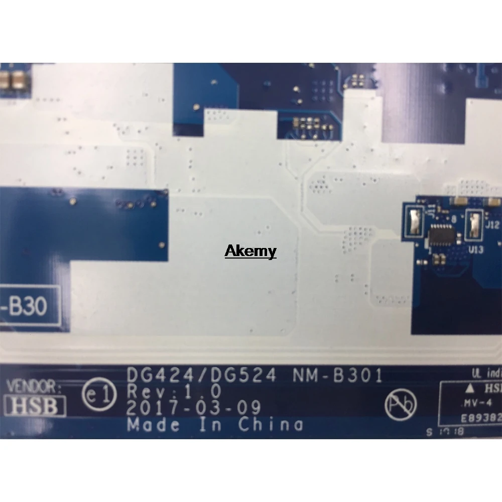 

For Lenovo 320-15IAP NM-B301 320-15IAP NM-B301 laptop motherboard DG424/DG524 5B20P20644 W/ N4200 CPU