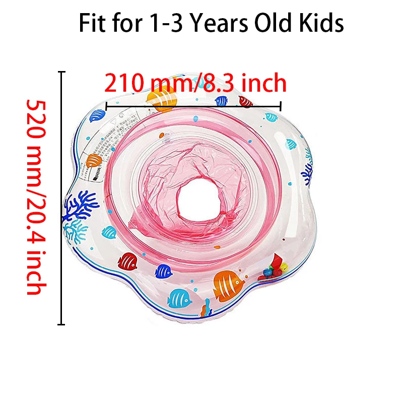 Детское кольцо для плавания надувной поплавок с двойной герметичностью