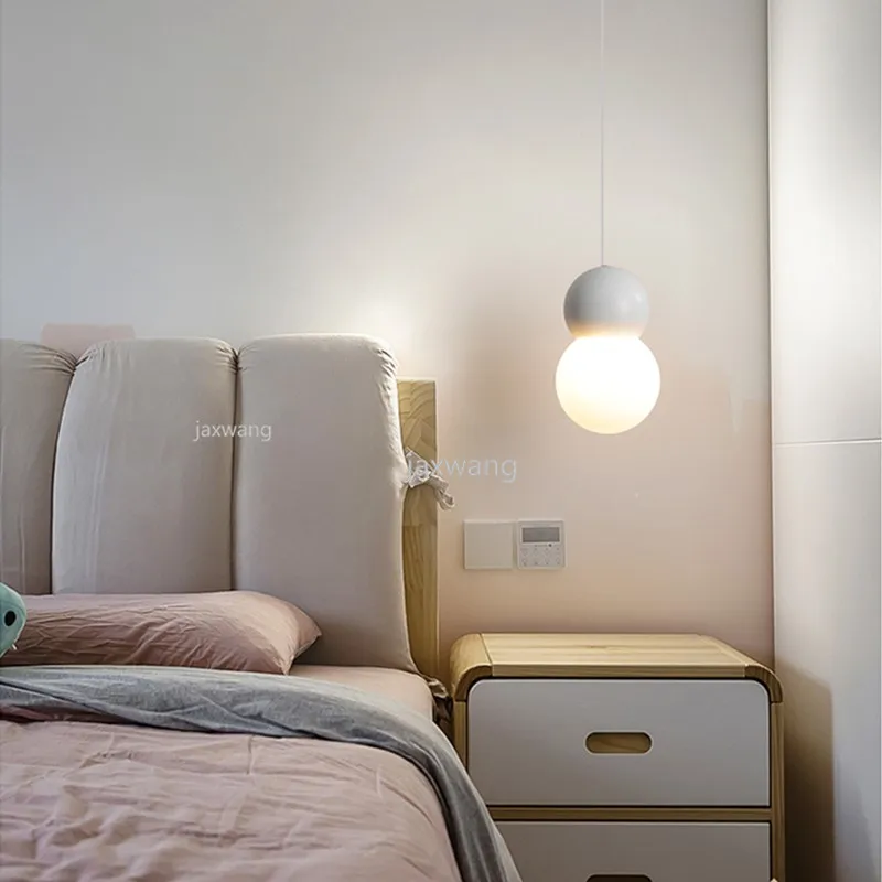 Светодиодный подвесной светильник в стиле макарон лофт деревянное освещение для