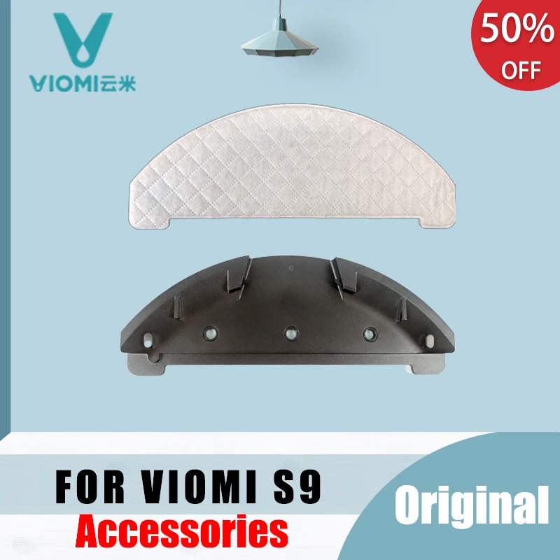 

Original VIOMI Sweeping Mop Support Plate Black Robot Vacuum Cleaner Spare Parts Water Tank Tray Accessories for viomi vxvc11
