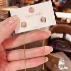 Серьги женские длинные с кисточками, корейский стиль, 2020