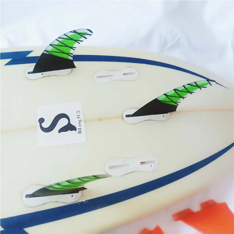 BiLong FCS II G3 3-ласты ласты для серфинга двигателя выпрямитель плавники FCS2-Blue | Спорт и