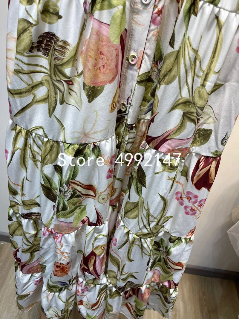 

2021 summer women holiday bohemian sexy spaghetti strap backless floral printed maxi dresses v-neck elegant long dress Y599