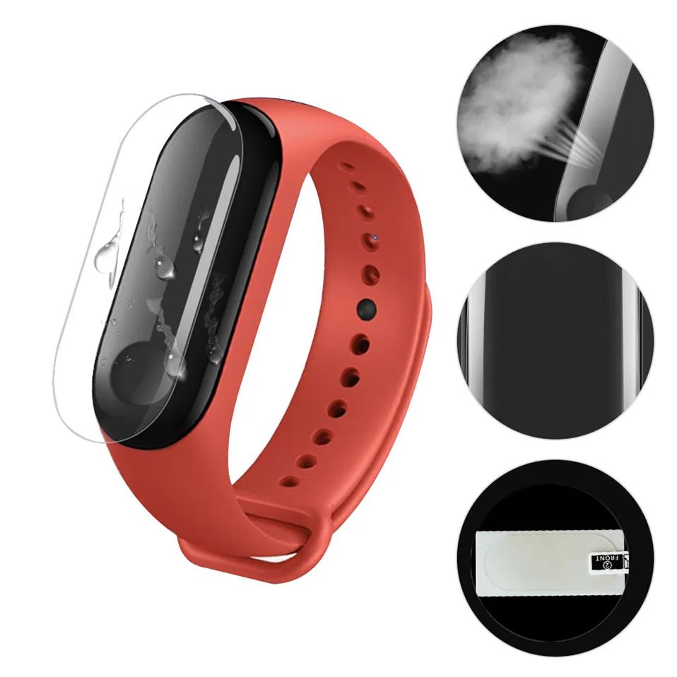 2/5 шт mi Группа 4 Экран Защитная пленка для Xiaomi mi группа 4 Смарт Браслет miband 4 браслет Плёнки на mi band4 закаленное Стекло
