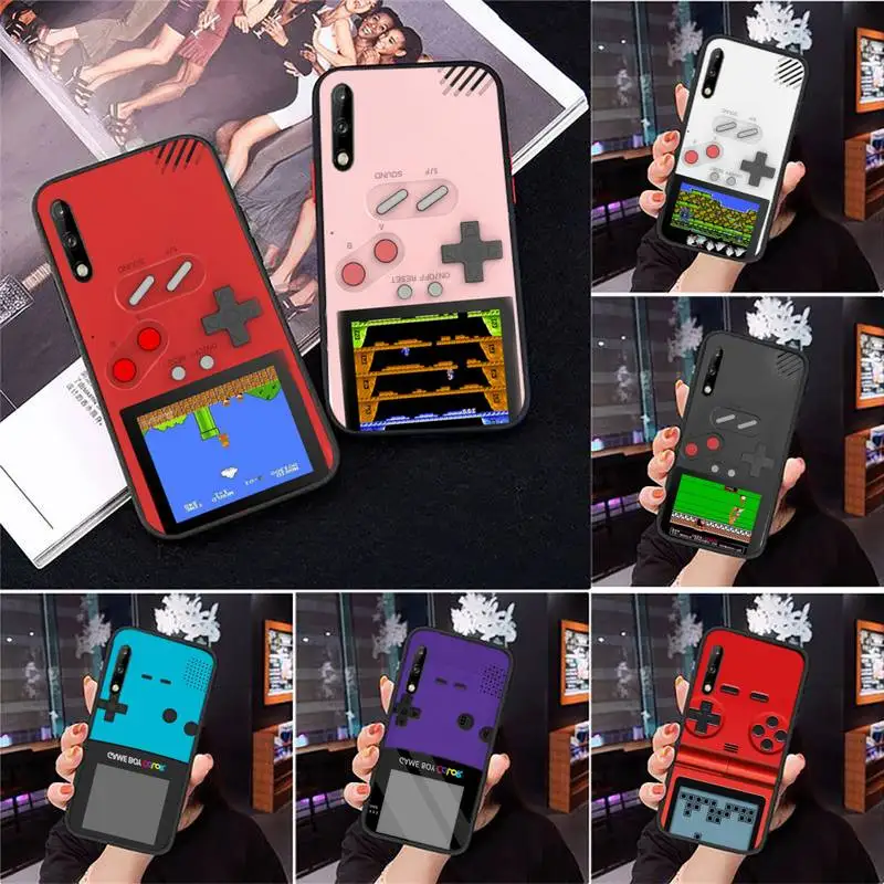 

Tetris Gameboy Cover Phone Case for Huawei Y7 Y9 Y6 Y5 Y8 Y8S Y8P nove 3 4 5 6 7 pro 2018 2019 5g se Fundas cover