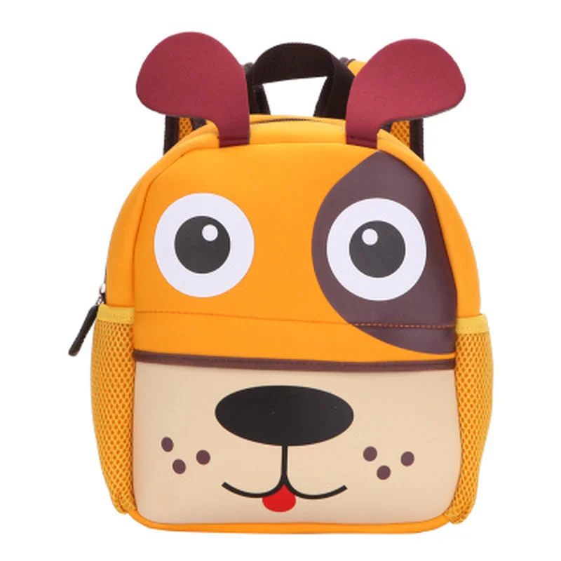 3D Cartoon Children Backpacks Girl Boys School Bags Baby Cut Toddler Kids Bag Neoprene Backpack Kindergarten Bag Brand Design