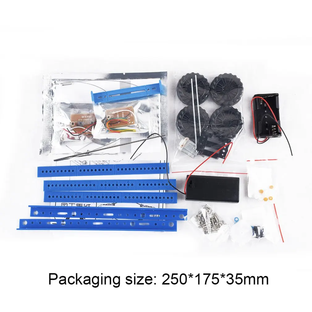 

Model Assembling Toys Diy Creative Production Four-wheel Drive Car 003/004 Material Package Hot!