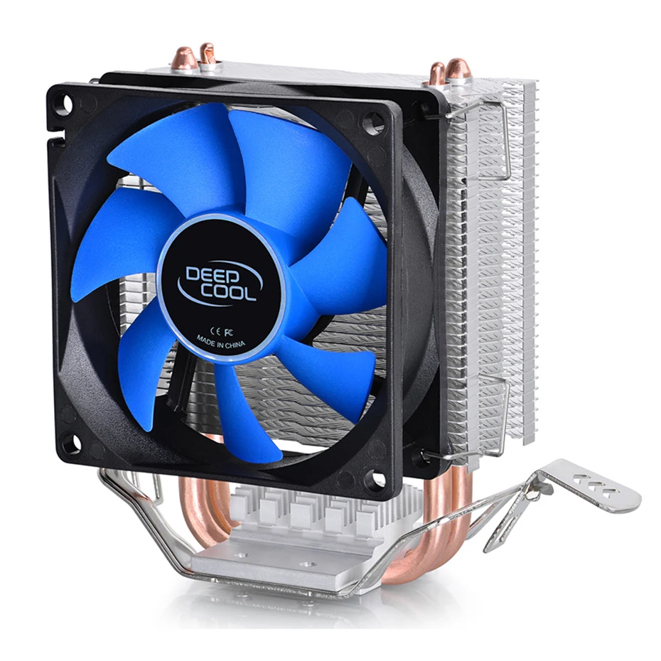 

DEEPCOOL ICE EDGE MINI 2 Heatpipes CPU Cooler 80mm Quiet Fan For intel LGA 775 1155 1156 AMD AM4 AM3 AM2 For CPU Cooling