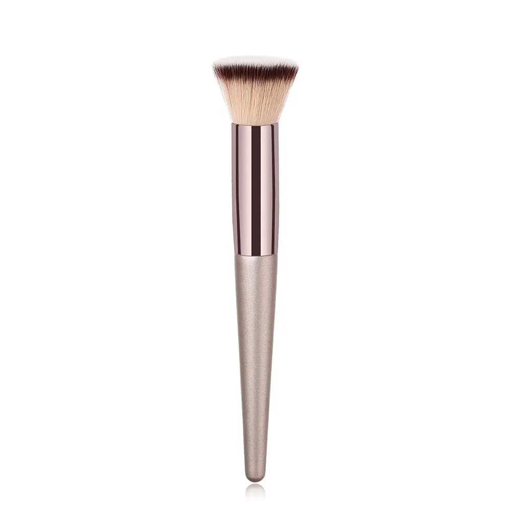 flat brush BBL 1 шт., точилка для жидкого тонального крема цвета шампанского и золота, идеальная профессиональная коническая полировка, скульптурные Угловые кисти для макияжа, инструменты - Handle Color: flat brush