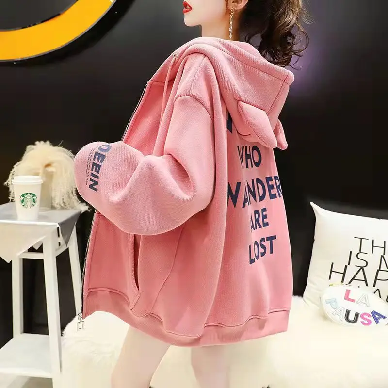 

Осенне-зимний новый флисовый свитер, куртка, Женский трендовый свободный внешний вид