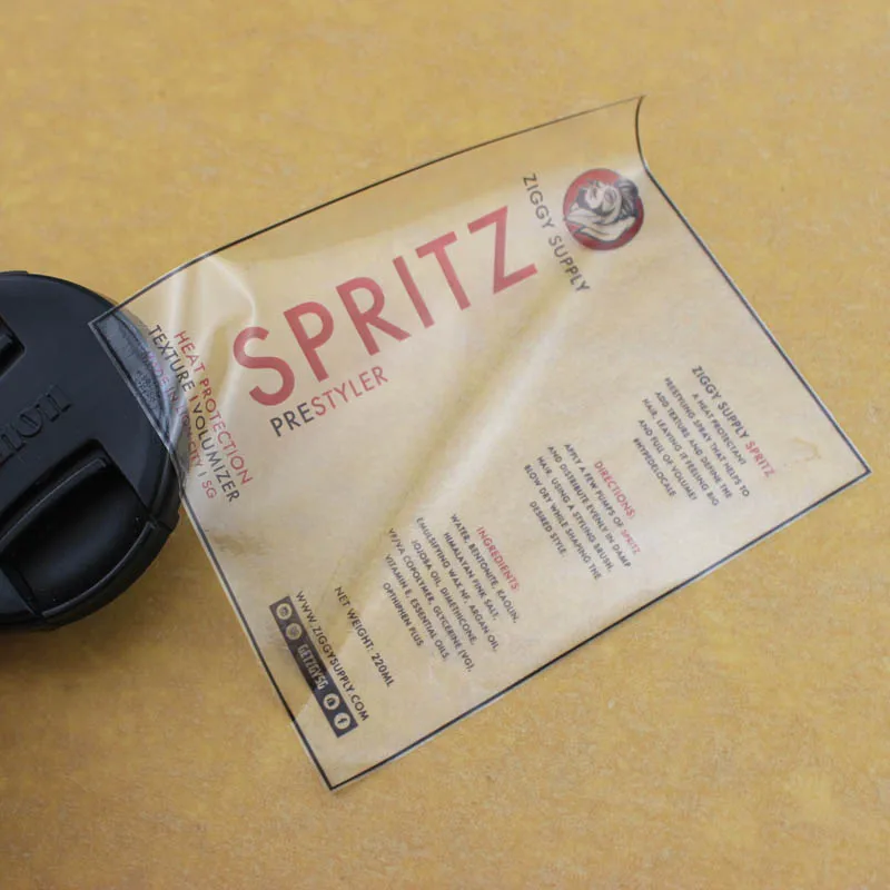 Горячая Распродажа китайская Водонепроницаемая этикетка жидкого мыла высечка