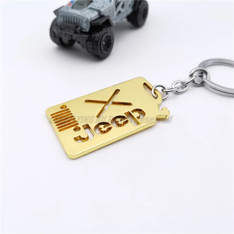 Лидер продаж брелок для автомобильных ключей Нержавеющая сталь Jeep Wrangler JL форма