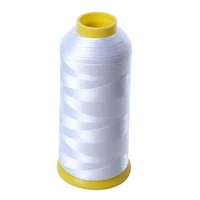 stronger 5000m cones bobbin thread filament polyester for embroidery machine white