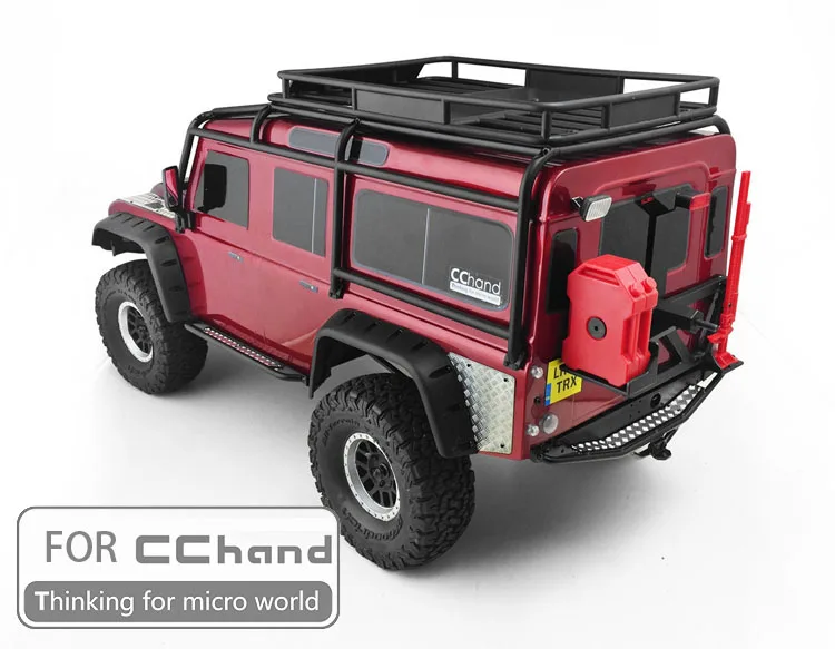 Алюминиевый металлический задний бампер для Traxxas trx 4 (CCHAND)|Детали и аксессуары| |