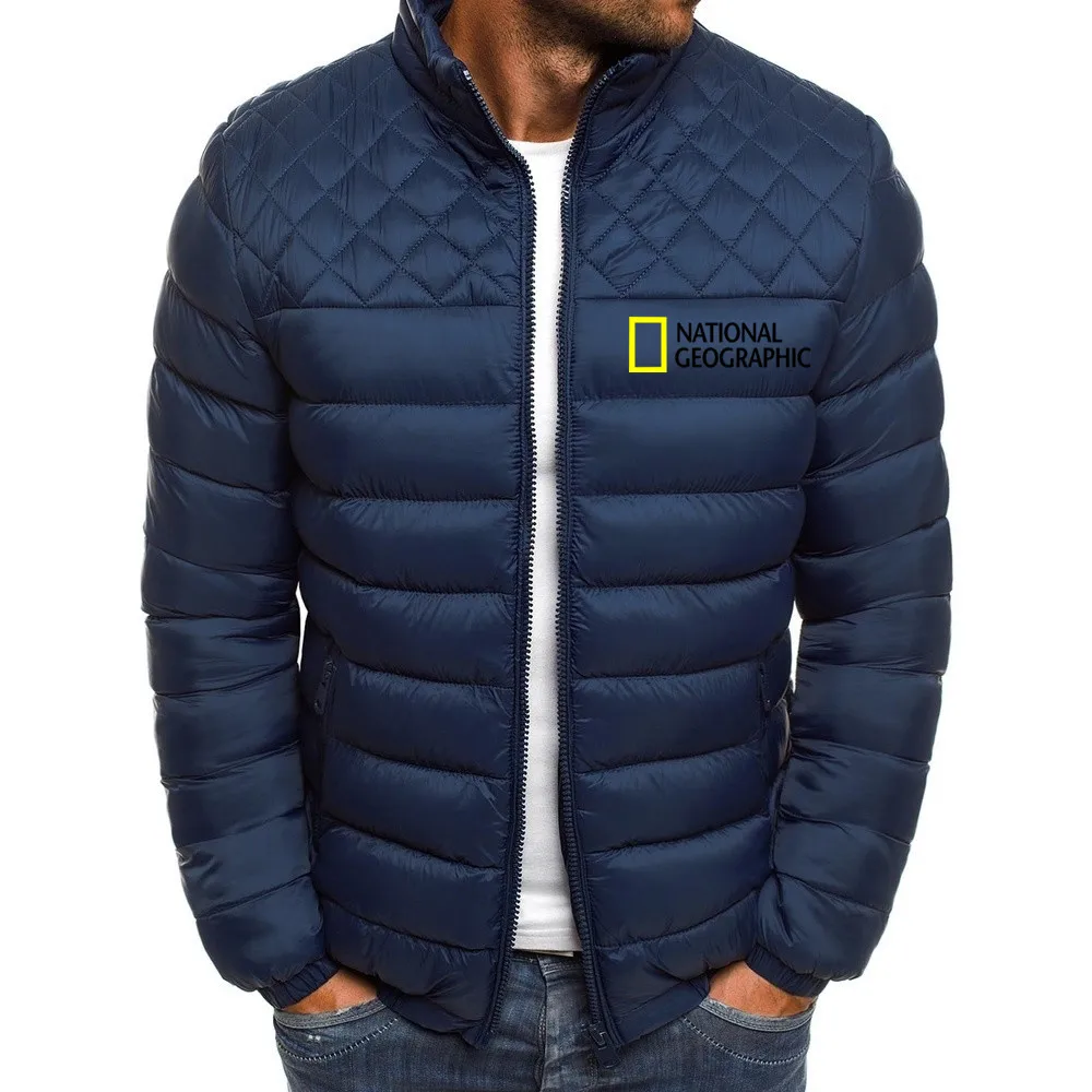 

National Geographic Jacket Mens Survey Expedition Scholar Top Jacket Mens Fashion Outdoor warm Clothing Funny windbreaker hoodie